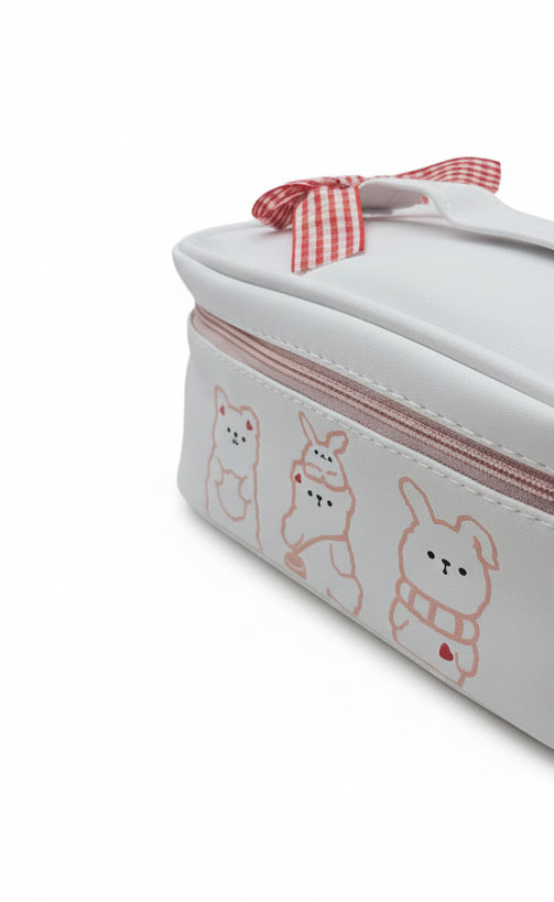 Estuche de 3 osos rectangular