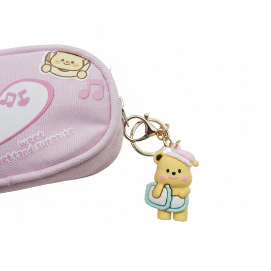 Estuche oso con llavero