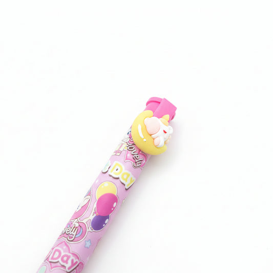 Goma de borrar retráctil unicornio