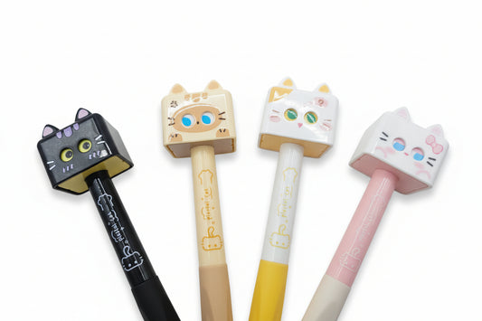 Lápiz gatito cuadrado