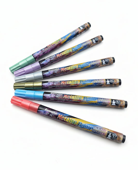 Marcadores metálicos x 6