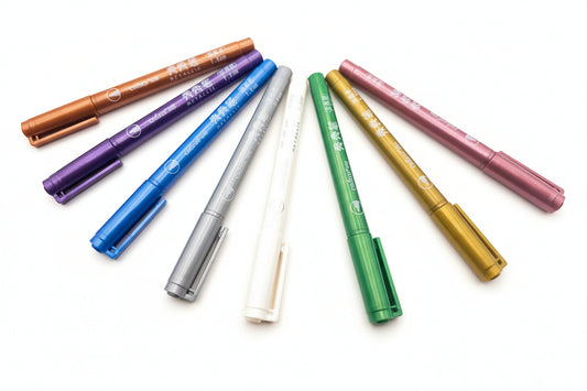 Marcadores metálicos x 8