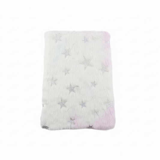 Libreta felpuda estrellas arcoíris