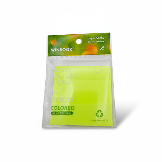 Notas adhesivas fluorescentes