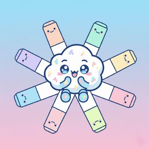 Destacadores con diseño de cabeza de osito