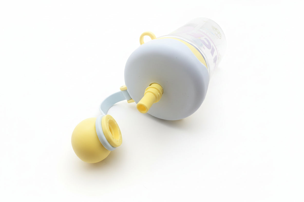Botella de agua helado
