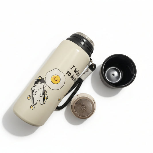 Termo metálico gatito