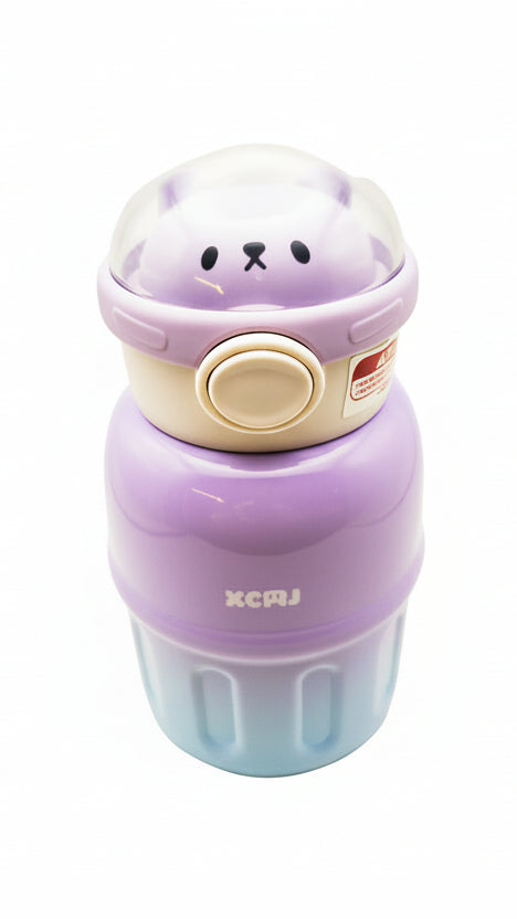 Botella gatito espacial