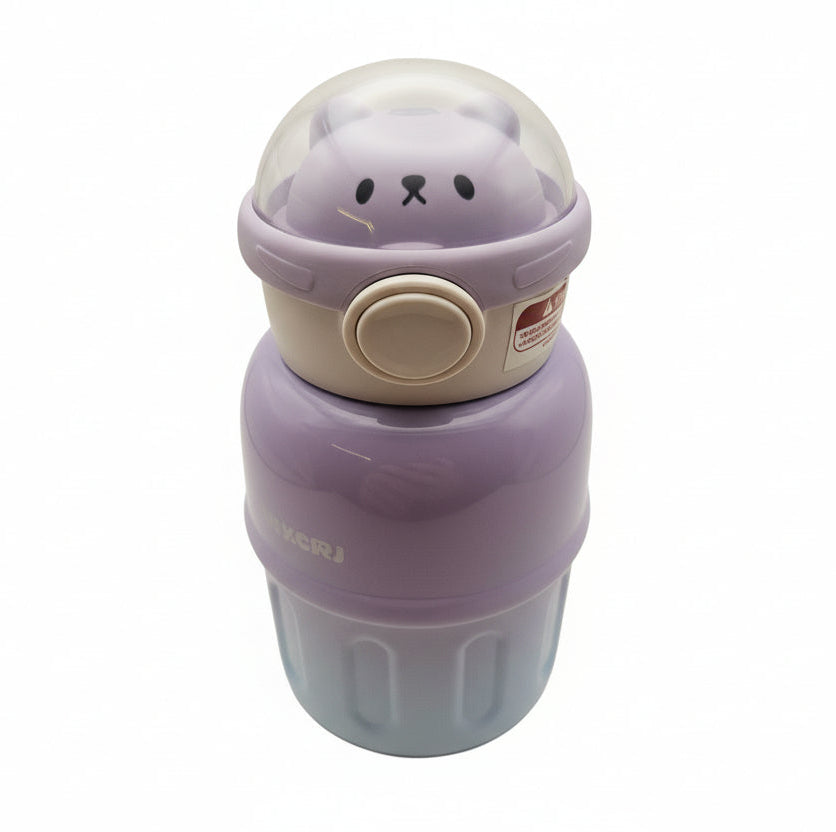 Botella gatito espacial