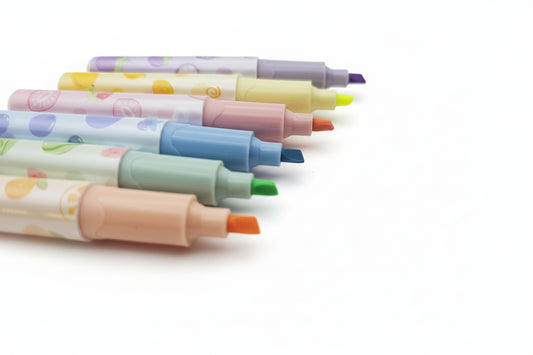 Destacadores frutales x 6