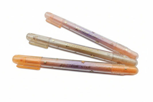 Destacador glitter meteor