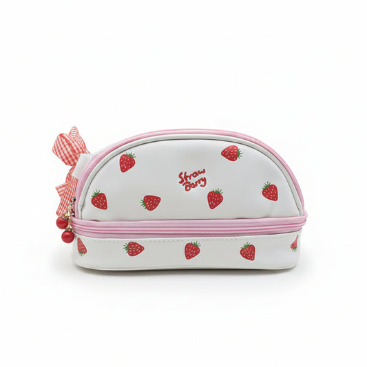 Estuche de frutilla semicircular