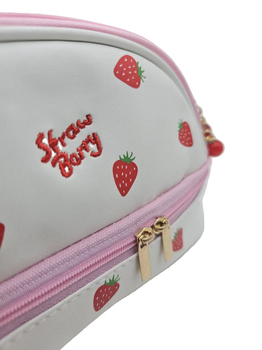 Estuche de frutilla semicircular