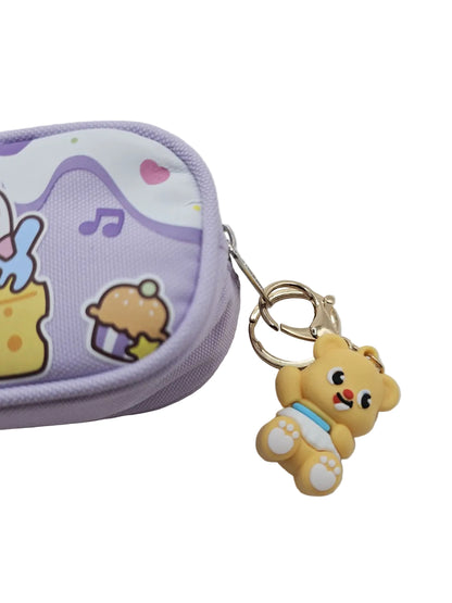 Estuche oso con llavero