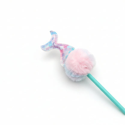Lápiz pompom sirena
