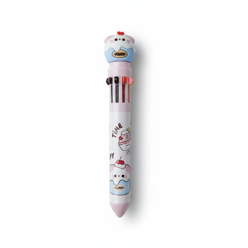 Lápiz perrito cupcake multicolor 0,7