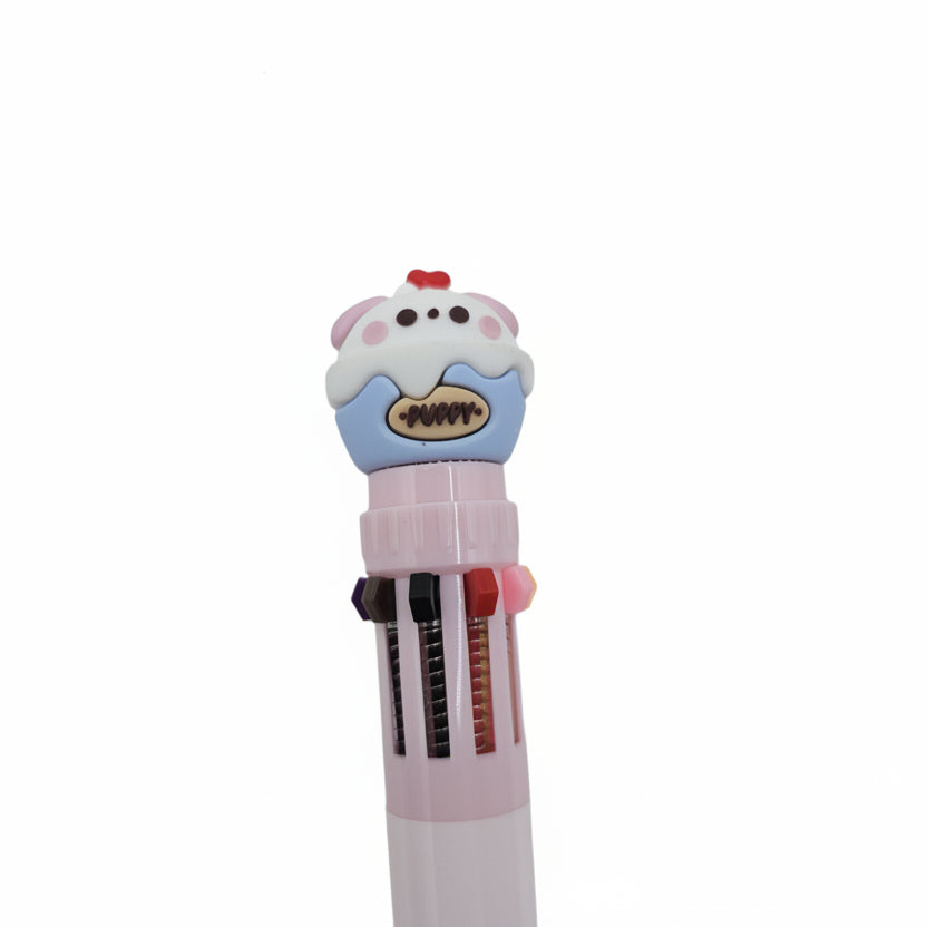 Lápiz perrito cupcake multicolor 0,7