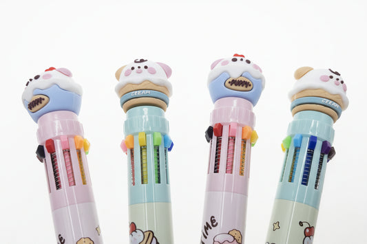 Lápiz perrito cupcake multicolor 0,7