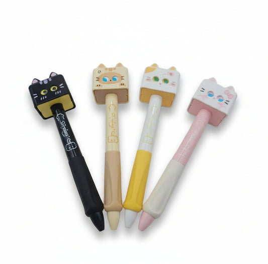 Lápiz gatito cuadrado