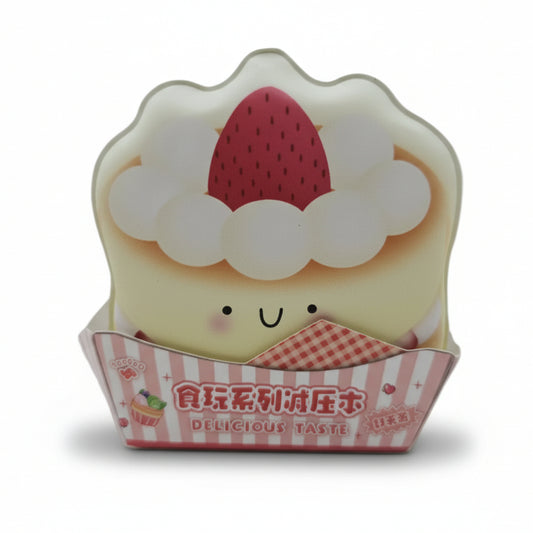 Libreta apretable pastel frutilla