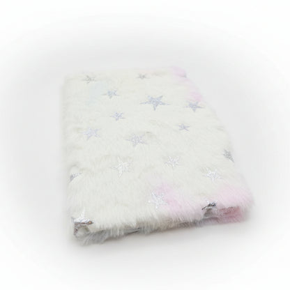Libreta felpuda estrellas arcoíris