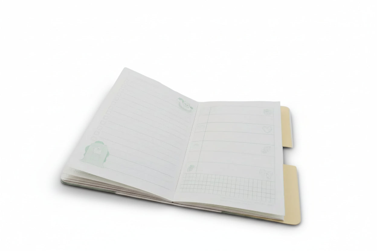 Libreta figuras múltiples diseños