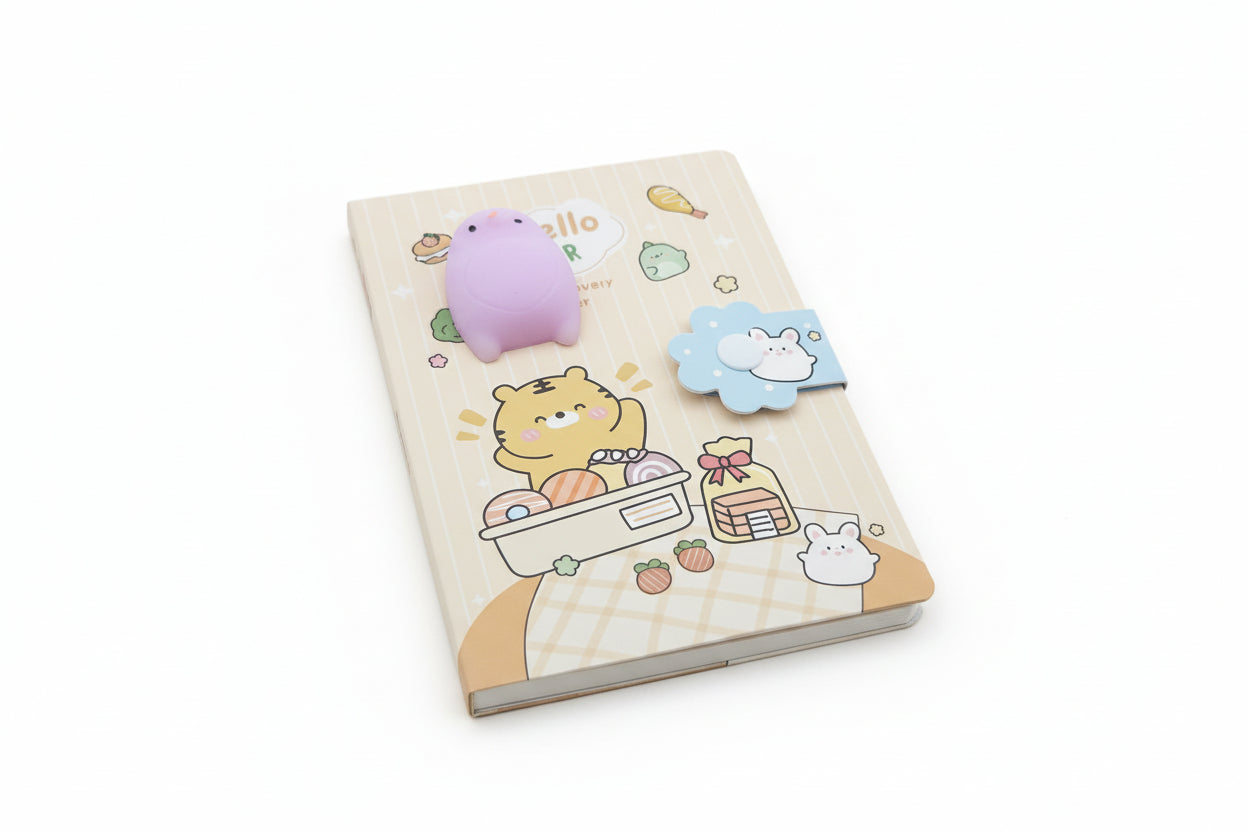 Libreta figuras múltiples diseños