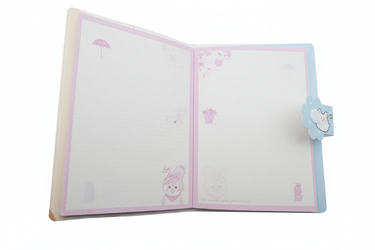 Libreta figuras múltiples diseños