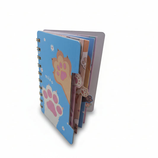 Libreta de pata de gato pequeña