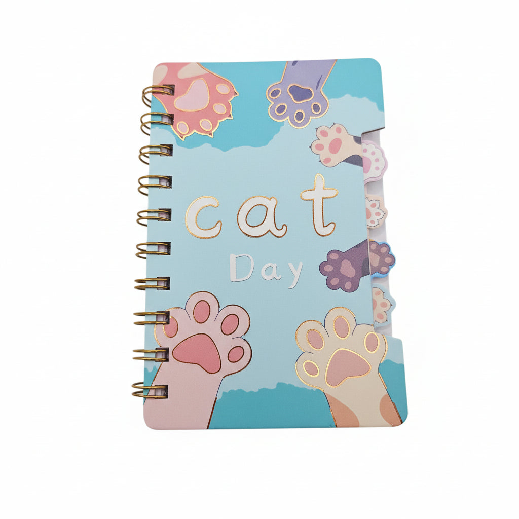 Libreta de pata de gato pequeña