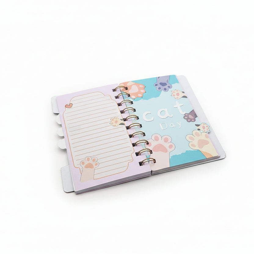 Libreta de pata de gato pequeña