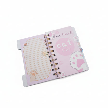 Libreta de pata de gato pequeña