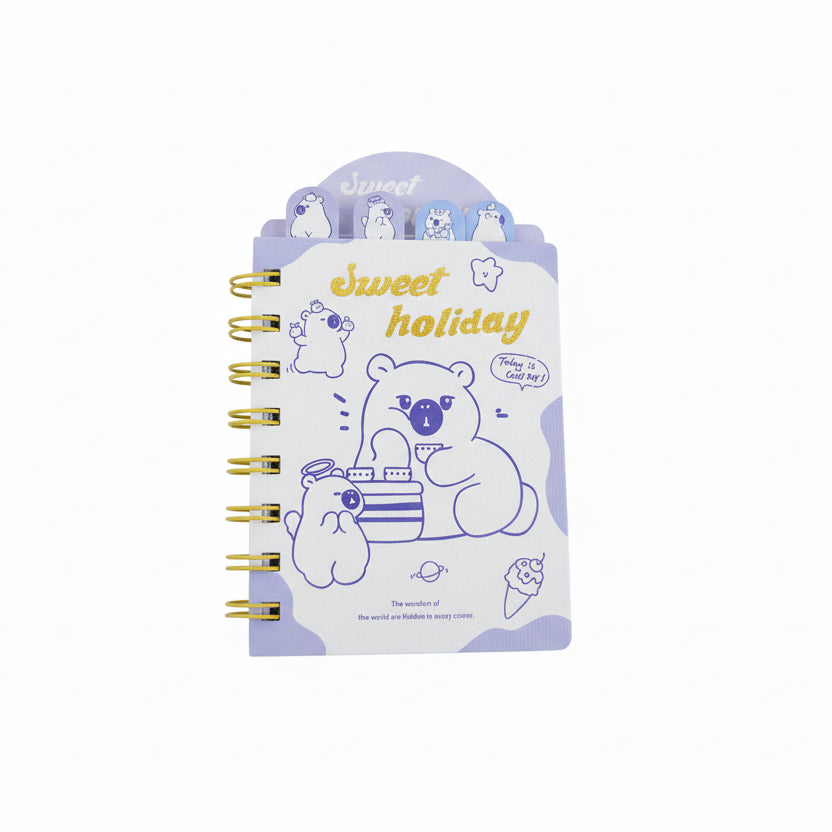 Libreta capibara con separador
