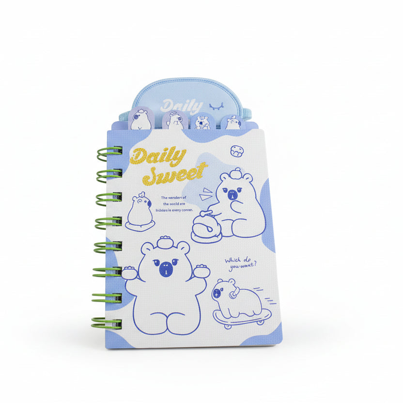 Libreta capibara con separador
