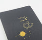 Libreta cosida negra Stray cat