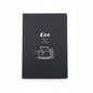 Libreta páginas negras gato 24 páginas