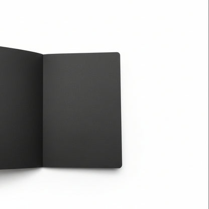 Libreta páginas negras gato 24 páginas