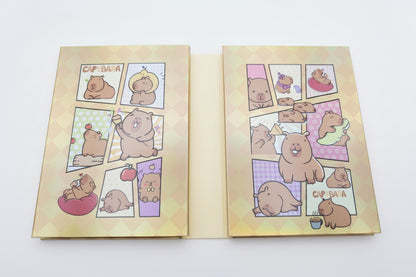 Libreta tríptico capibara