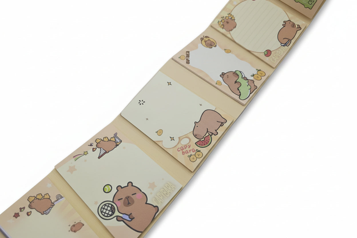 Libreta tríptico capibara