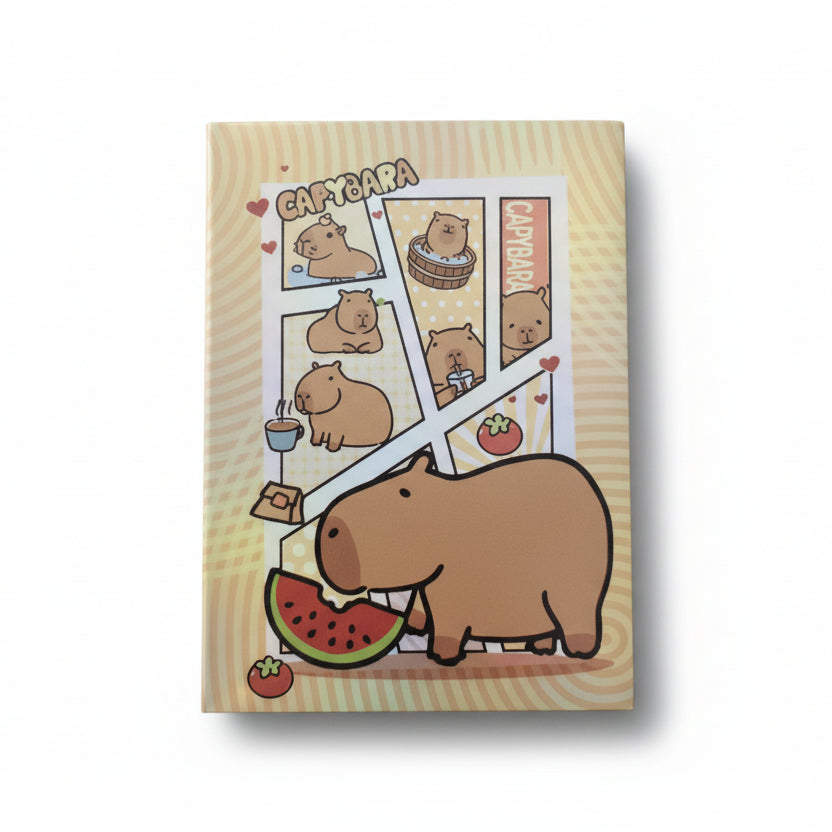 Libreta tríptico capibara