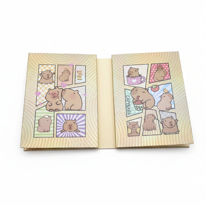 Libreta tríptico capibara