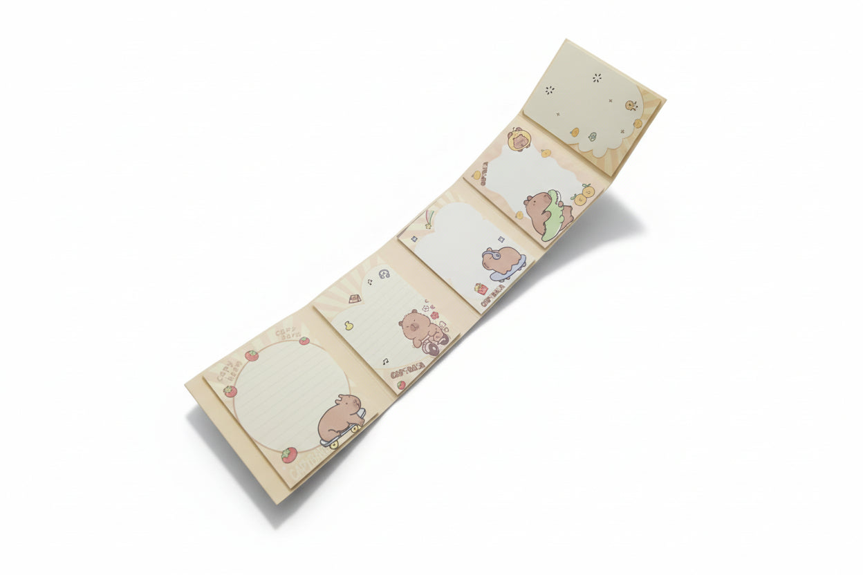 Libreta tríptico capibara