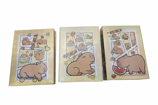 Libreta tríptico capibara