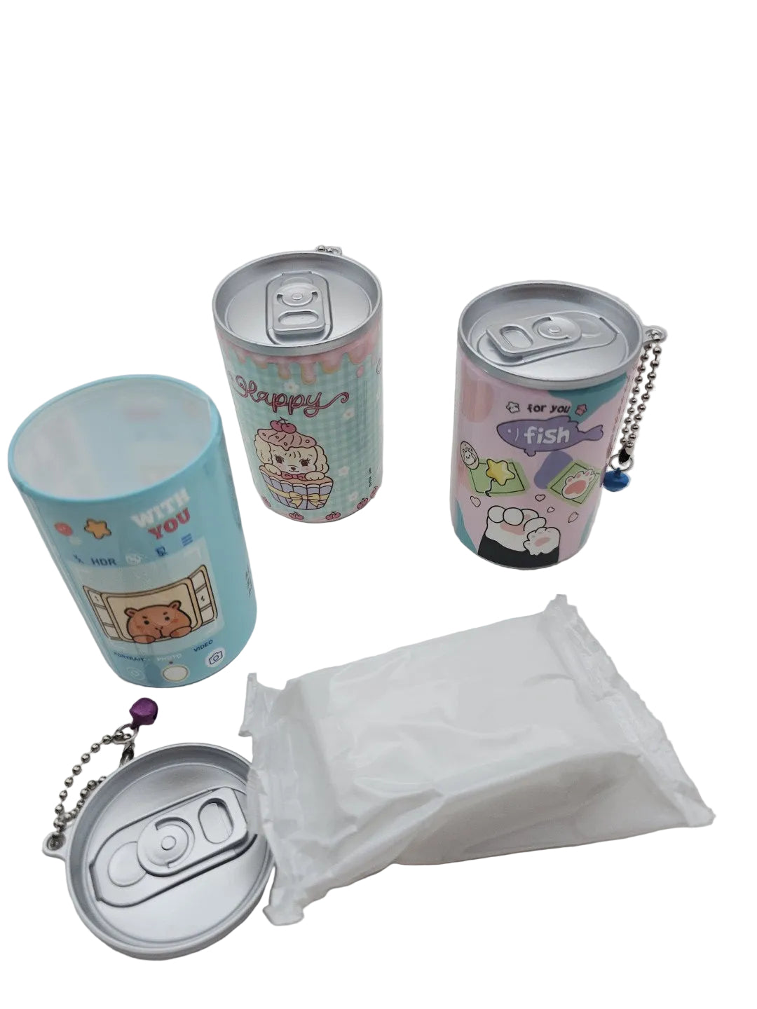 Toallitas húmedas en lata