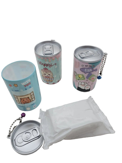 Toallitas húmedas en lata