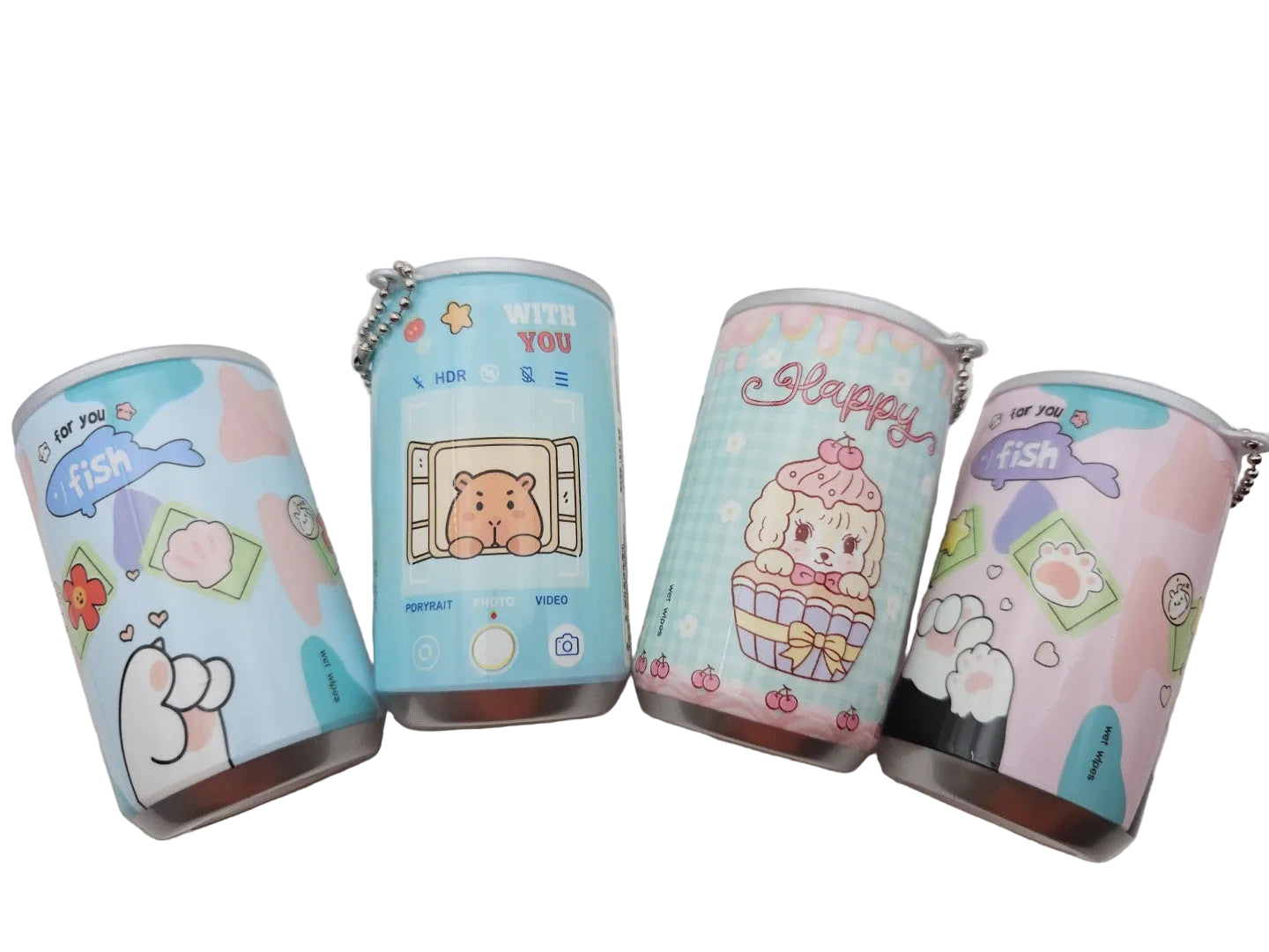 Toallitas húmedas en lata