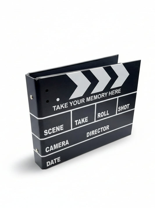 Álbum de fotos películas hojas negras