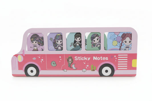 Set notas adhesivas autobús