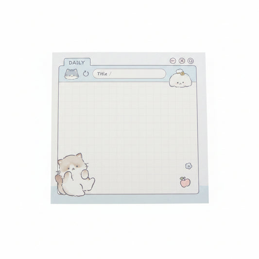 Post it 80 x 80 cute fantasia 100 hojas