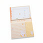 Libro con notas adhesivas conejito